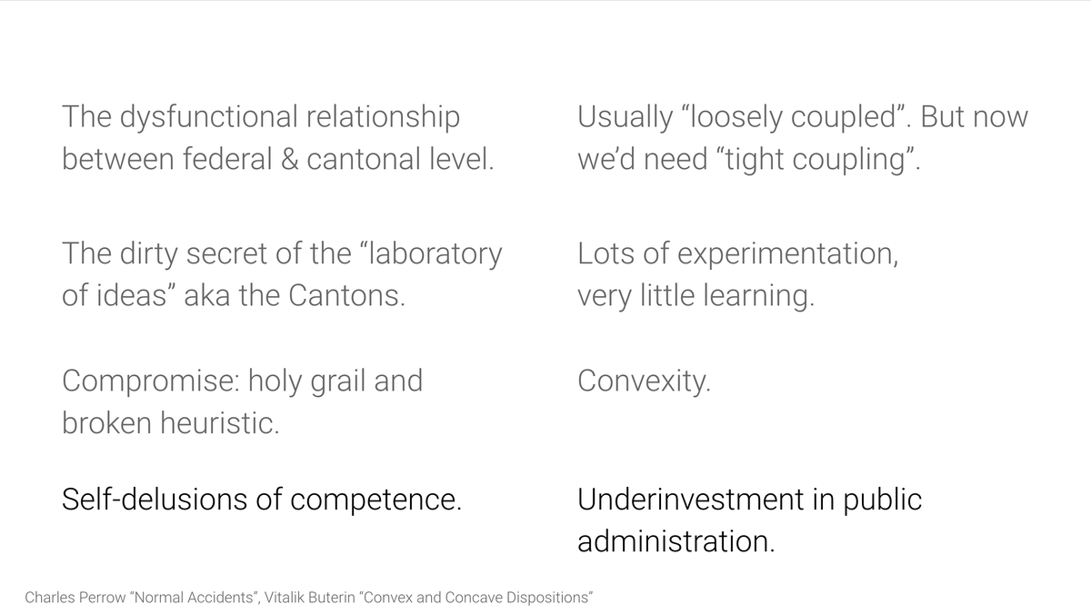 4) Finally, the fourth facet of failure is what might uncharitably be called 'self-delusions of competence' in public administration.We have dramatically underinvested in the digital transformation of our public admin. Before the pandemic too few believed this to be the case.