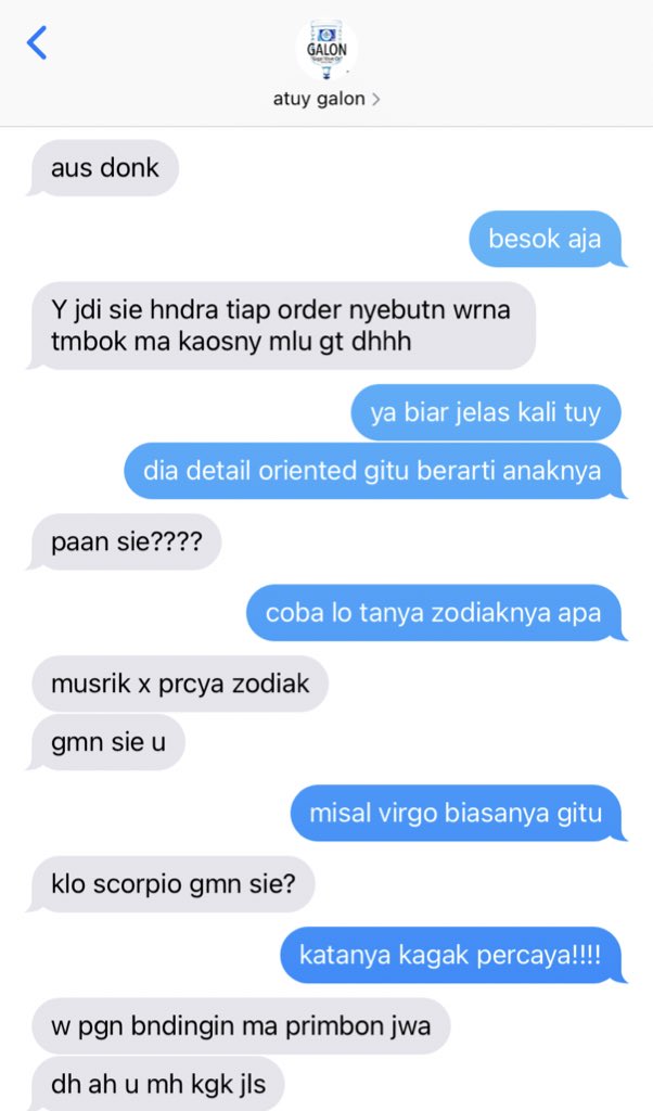 Kau yang mulai kau yang mengakhiri.