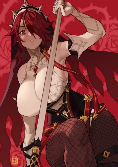 Rosaria from #GenshinImpact https://t.co/z2s8RdTNCF