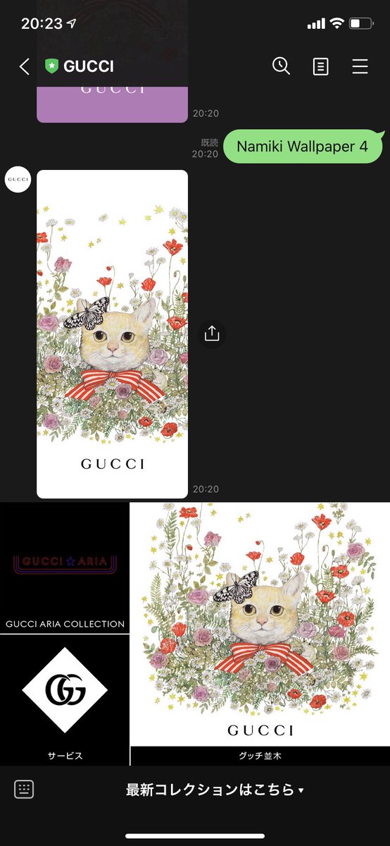 マルコメ乙女 Gucciとlineで友達になるとヒグチユウコさんの激カワ壁紙がもらえるぞーーーーーーーーーーーーー