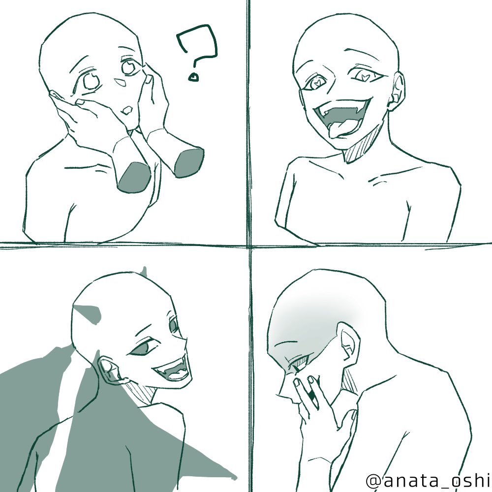 Uzivatel あなたの推しで描いてくれ トレス素材 Na Twitteru トレス素材 あなたの推しで描いてくれ 顔だけ練習