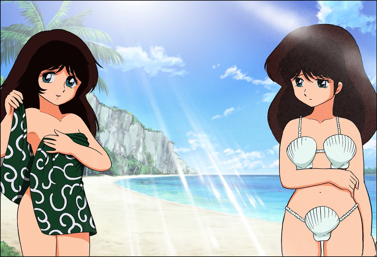 「去年の今ごろに作ったZoomミーティングに最適!亜美とナオミお姉様に囲まれる『く」|はぁとふる倍国土のイラスト