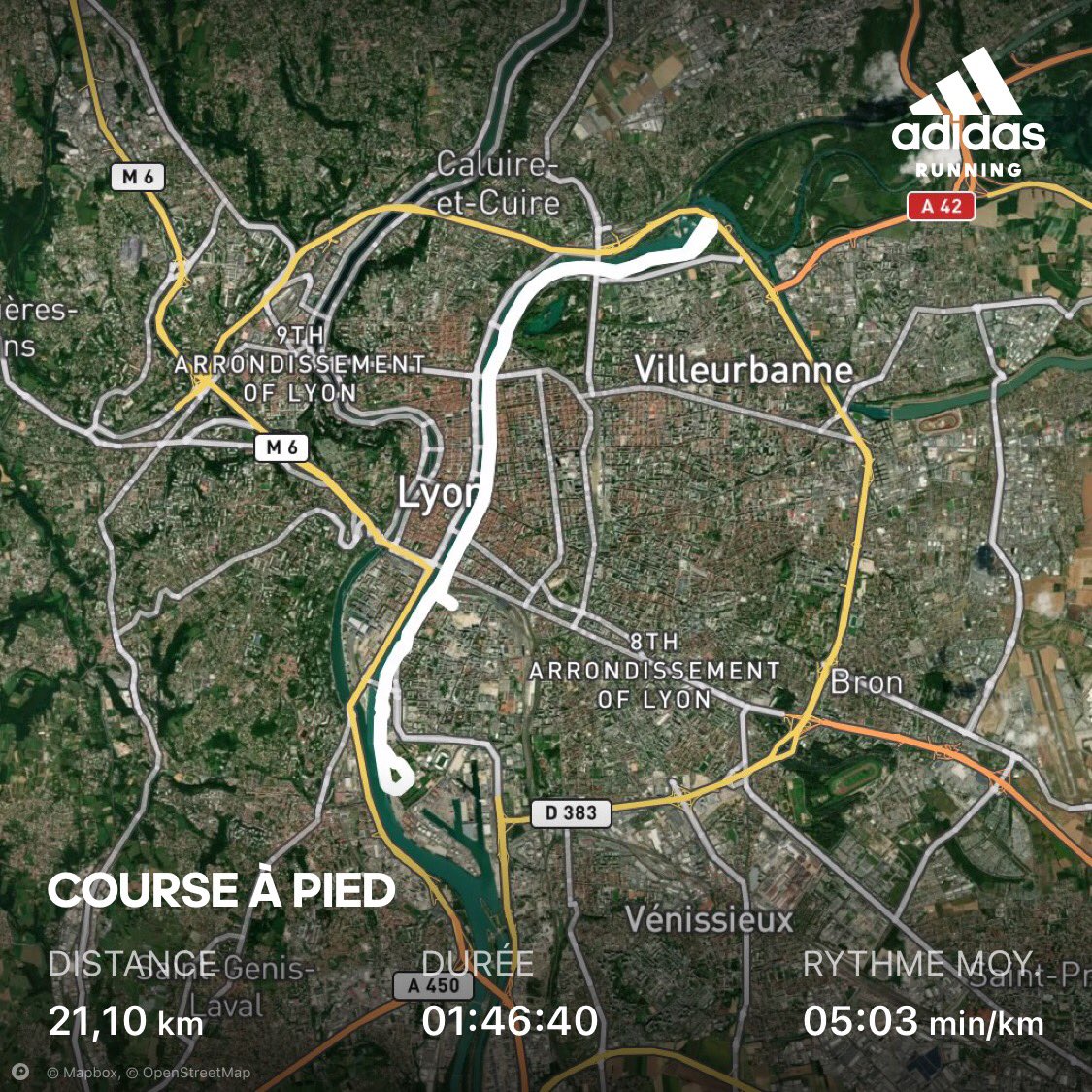 No pain no gain 👊🏼🏃🏼‍♂️🙏🏽 #semimarathon #lyon #emptyyourmind