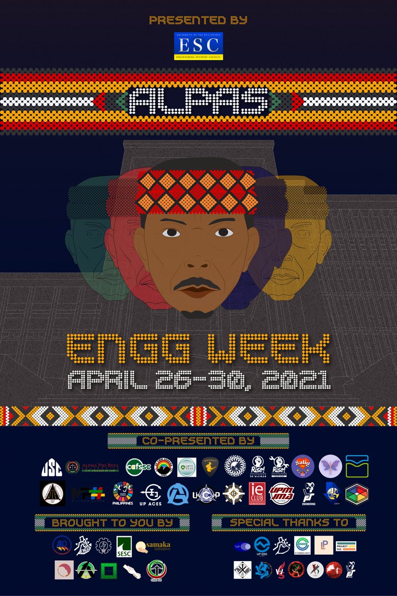 Iisang hanay ng masa lamang ang magpapatupad ng tunay na kaunlaran sa bansa.

Samahan ang Eng'g sa isang makasaysayang selebrasyon ng ENGINEERING WEEK 2021: ALPAS!

#EW2021
#FreeChadBooc
#FreeLumad26
#StandWithBakwitSchool
#DefendAcademicFreedom
#DevelopmentForAll