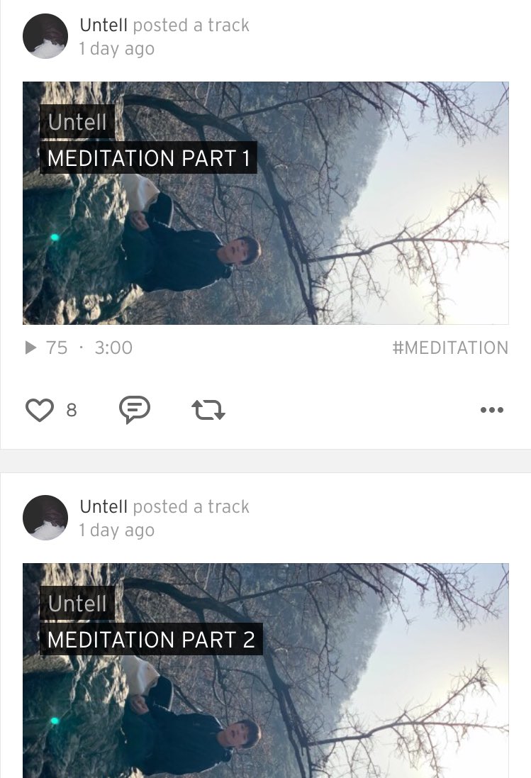 98orangeclub's tweet photo. untell uploaded two tracks on sc ... contain birds chirping and felt like visiting a temple 10/10 recommended for those of you who are looking for inner peace https://t.co/9ReQkdvMXk