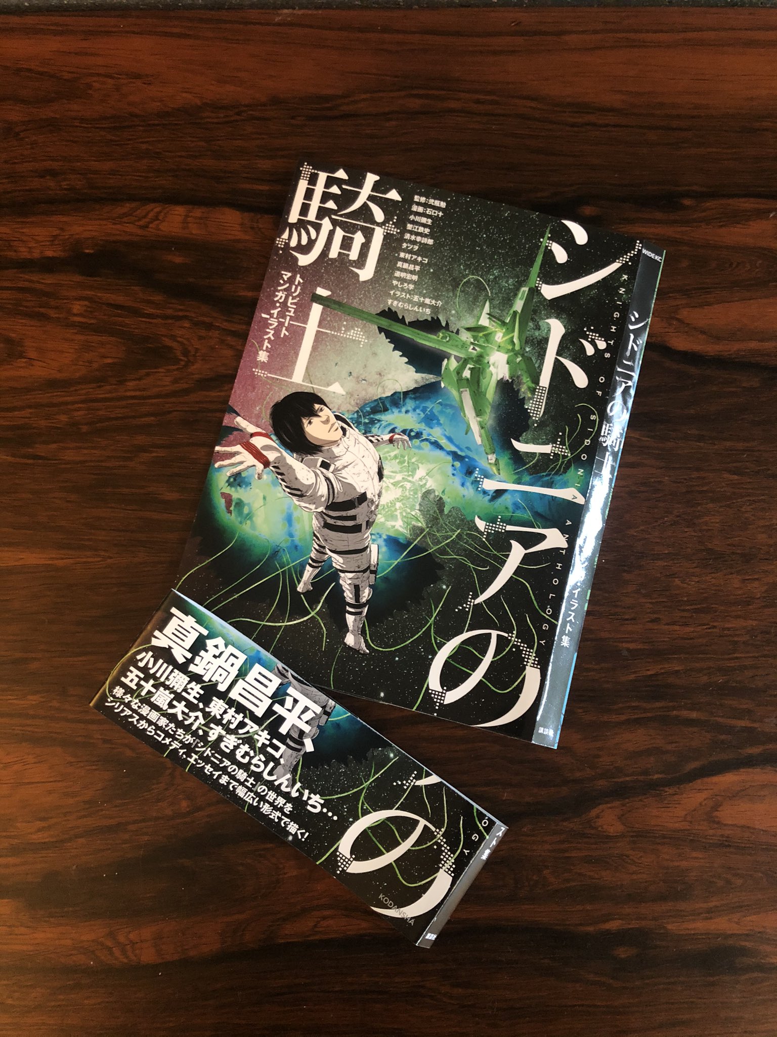 真鍋昌平 九条の大罪 8月30日発売 5月14日発売シドニアの騎士 トリュビュート本のカバー 出来上がりましたー ガチで描いた宇宙生物とロボットが戦うsf44ページも掲載してます そして 5 14 金 公開の シドニアの騎士 あいつむぐほし 面白いです