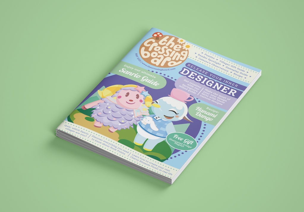CrossingBoard's tweet image. Another look at our May cover 😍 We're so proud of this one! 🥰

Fun fact: It's the first cover we have that features TWO villagers! 💜💙 What do you think readers, should we stick to one or two?