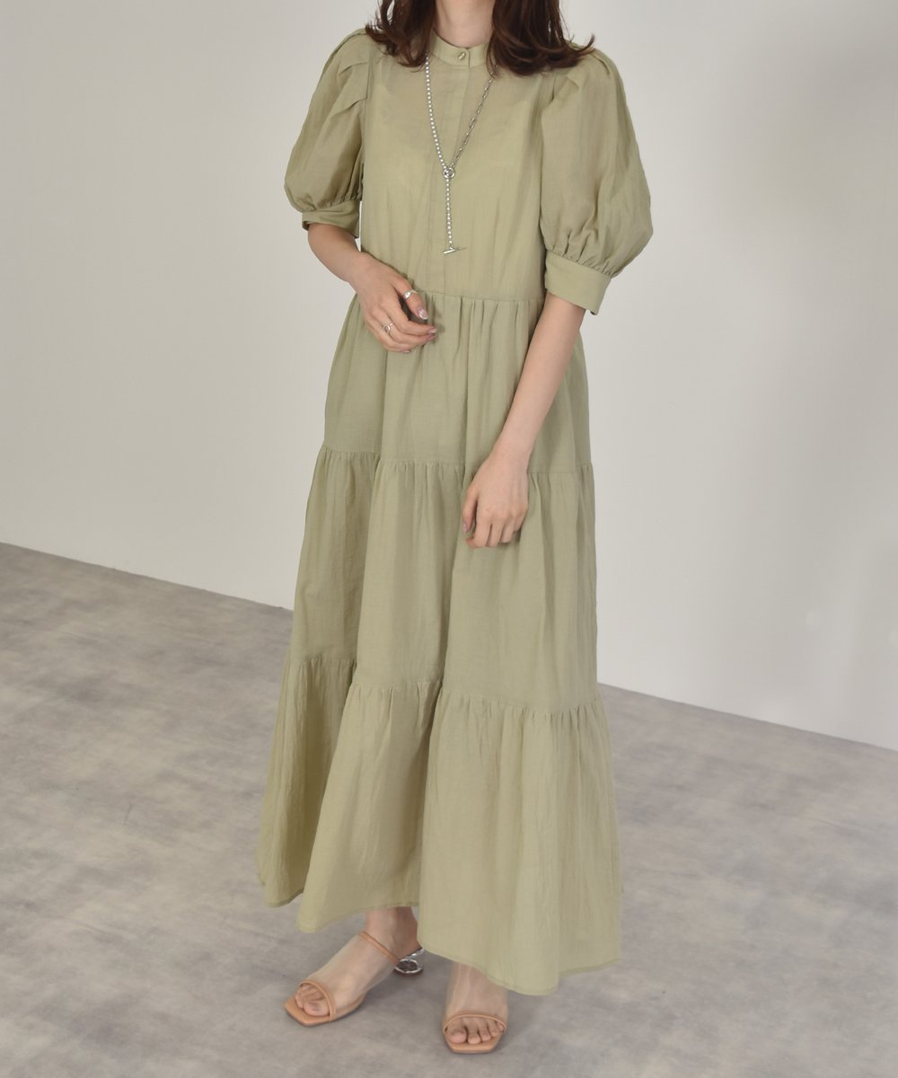 W Closet New Arrival 後ろリボンティアードワンピース Color ミント ブルー ブラック Price 5 940 In Tax 店頭 オンラインショップに入荷 Wcloset Alleybywcloset ダブルクローゼット アリーバイダブルクローゼット T Co