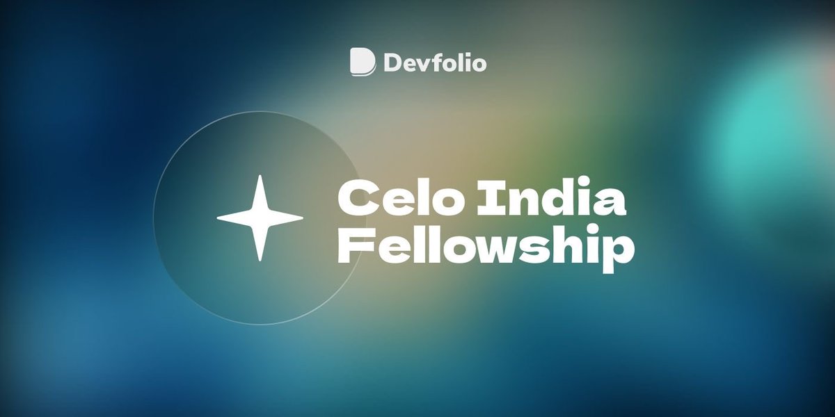 We are launching an Exclusive Fellowship in partnership with <a href="/CeloOrg/">Celo</a> for Indian Developers who are interested in building Financial Products for the underserved🛠

1️⃣ 8 Weeks Duration
2️⃣ $1000 Stipend
3️⃣ Get Mentored by Industry Experts

Read more👉devfolio.co/blog/be-the-ch…