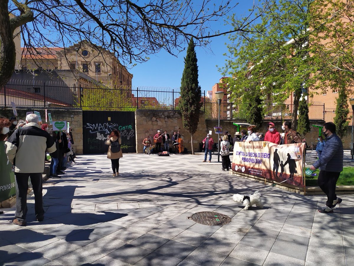 Yay@GaitasSalamanca, esta mañana en el parque Picasso.
