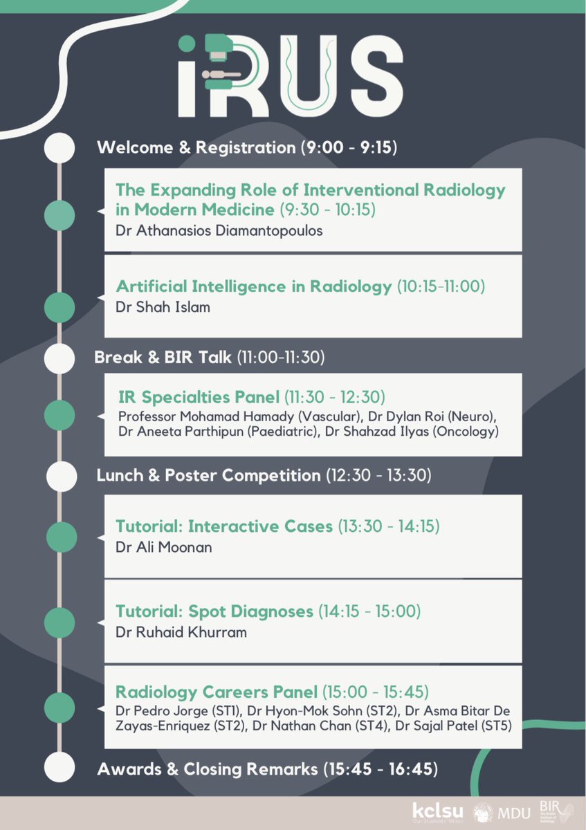 Excited for everything else to come! #iRUS2021 <a href="/KCLRadiologySoc/">KCL Radiology Society</a>