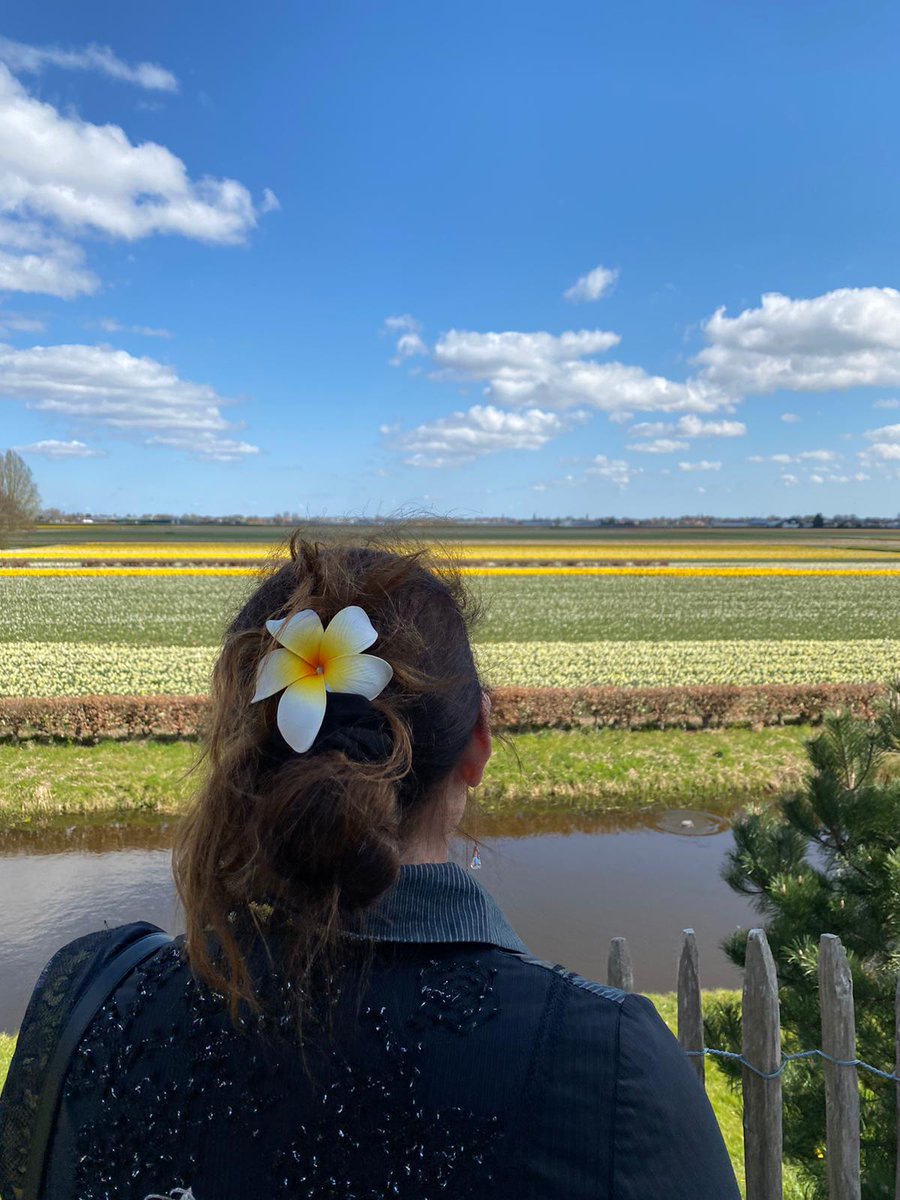 doc_ux's tweet image. A year ago.. I was ready to fly to honolulu for #chi2020... This year the flower from our logo stands in front of a tulip field. All the best zo #CHI2021