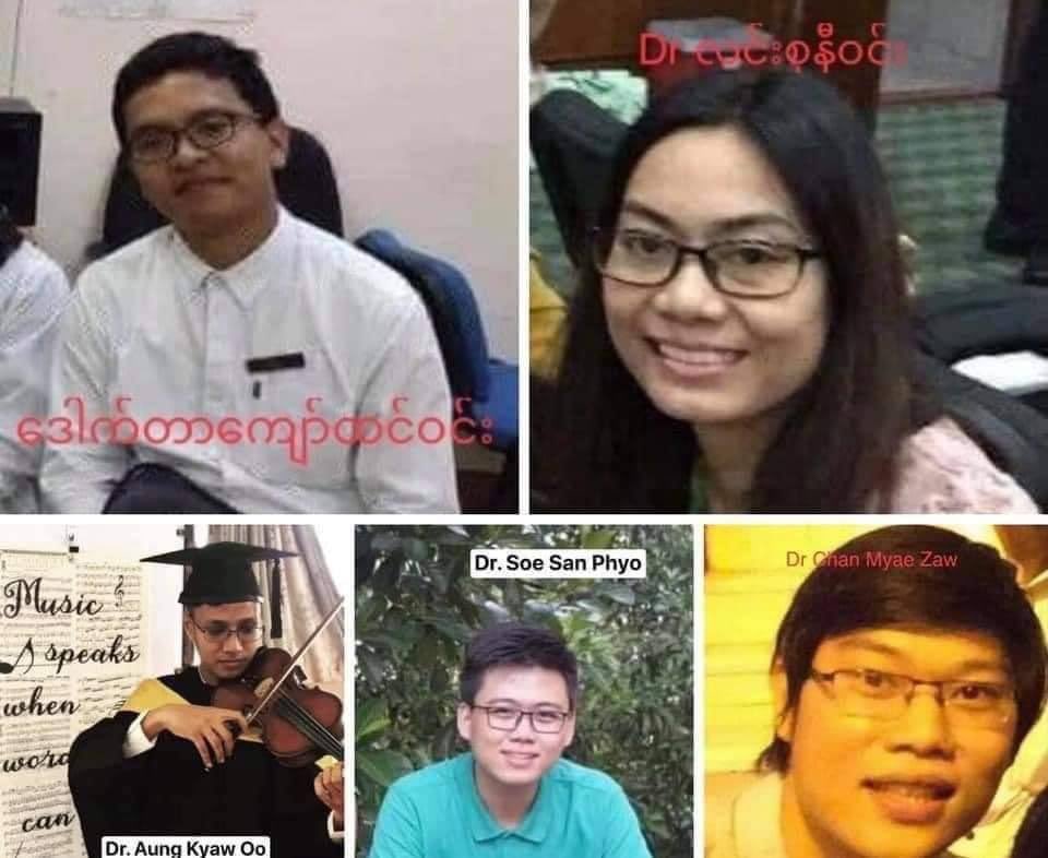 AyeAyesann's tweet photo. Terrifying to see murderers, rapists and criminals to be released by Military terrorists and cherished doctors, students and other innocents in abductions. May the terrorists of #Myanmar fall soon.
#Apr17Coup
#WhatsHappeningInMyanmar https://t.co/MoQexqbTio