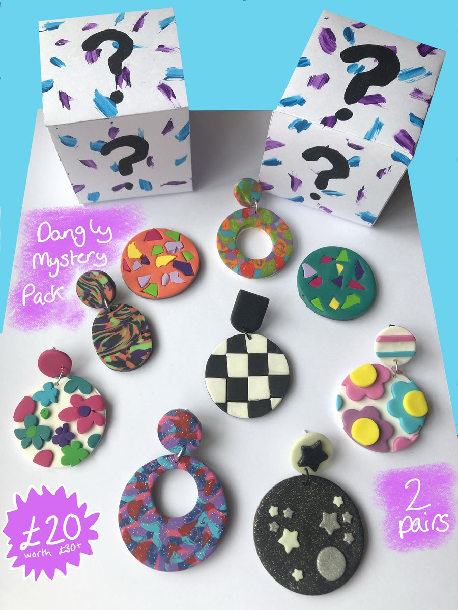Makeadaze's tweet photo. Nifty bundle offer is up on my store today! Mystery Earring Bundles up for grabs for £20 #indierollerbundle @indie_roller https://t.co/V9lD2pXV9i