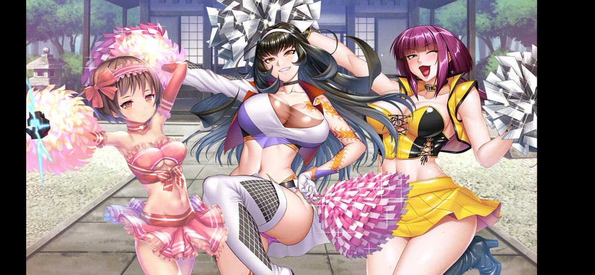 ymcaand's tweet image. チアコスいいねえ…！