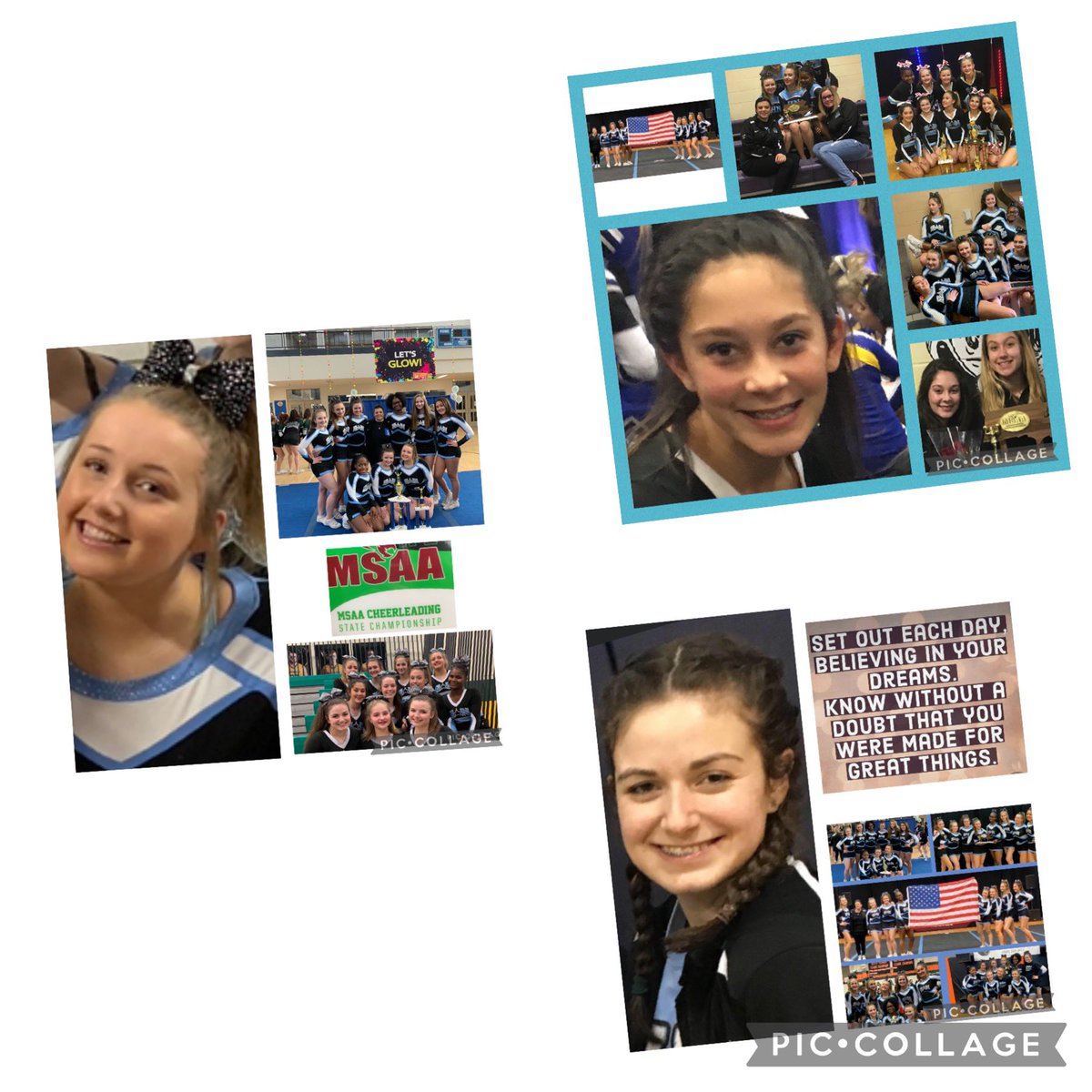 Saint Paul Knights Cheerleading Seniors 2021🖤💛