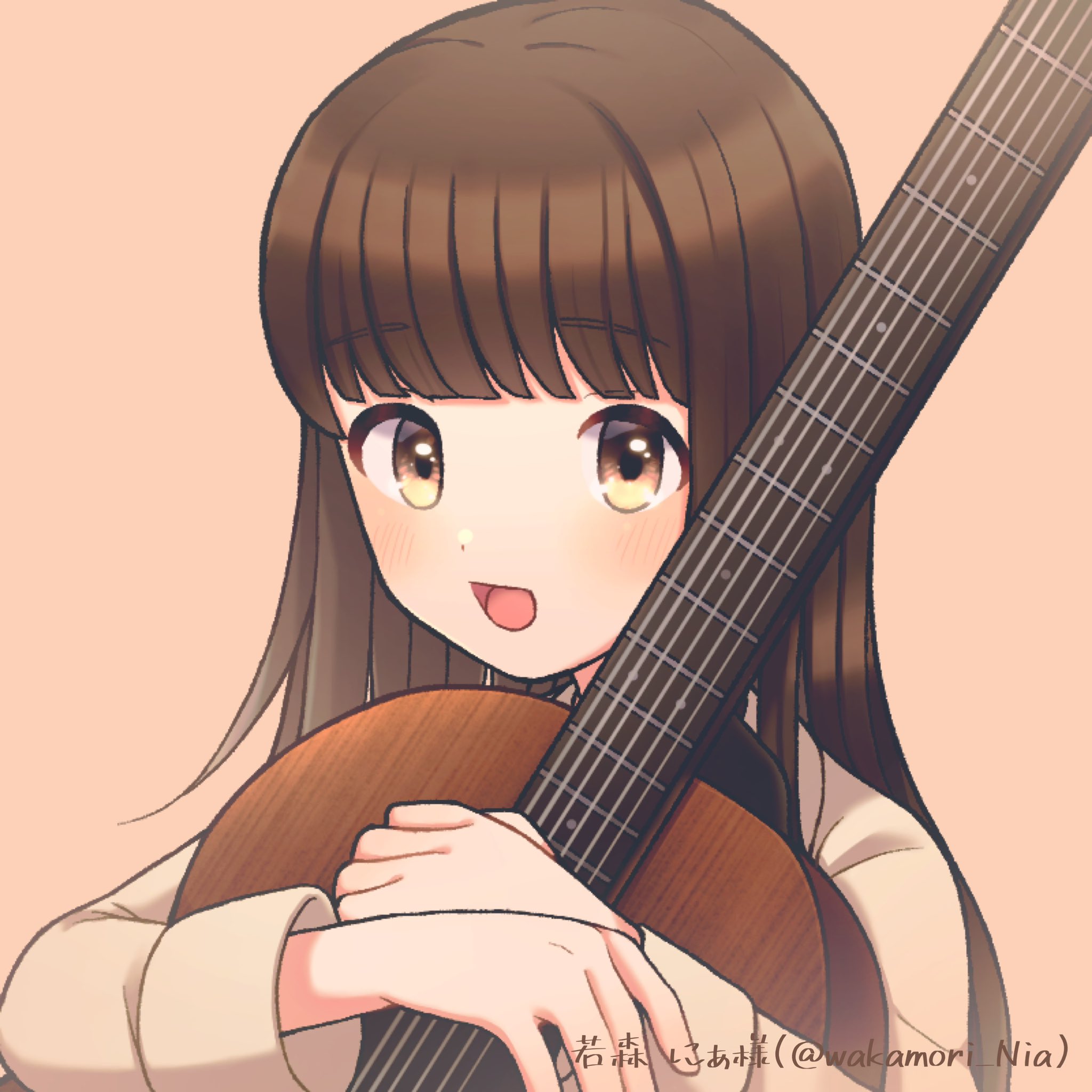 Twitter 上的 ぽんわーむ 弾き語り リニューアル イラスト 若森にぁ様 Wakamori Nia とっても可愛い 素敵な イラストを描いていただきました これからこのアイコンとサムネで弾き語りしていきます 皆さんに引き継ぎ 癒し と猫 を届けれたらと思い