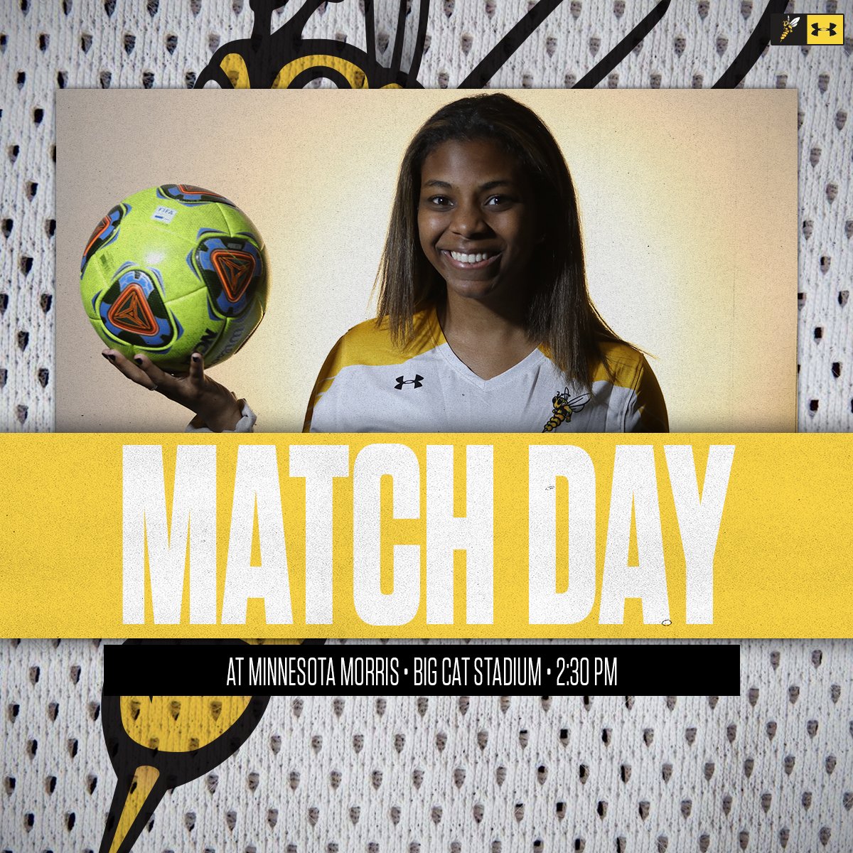 uwsathletics's tweet photo. ⚽️ MATCH DAY ⚽️
🆚 Minnesota Morris
🕖 2:30 p.m.
📍 Big Cat Stadium — Morris, Minn.
📈 https://t.co/9bkfNwHDPI
📹 https://t.co/mWGK9PN34P

#WeAreSuperior https://t.co/hXImckvlcP