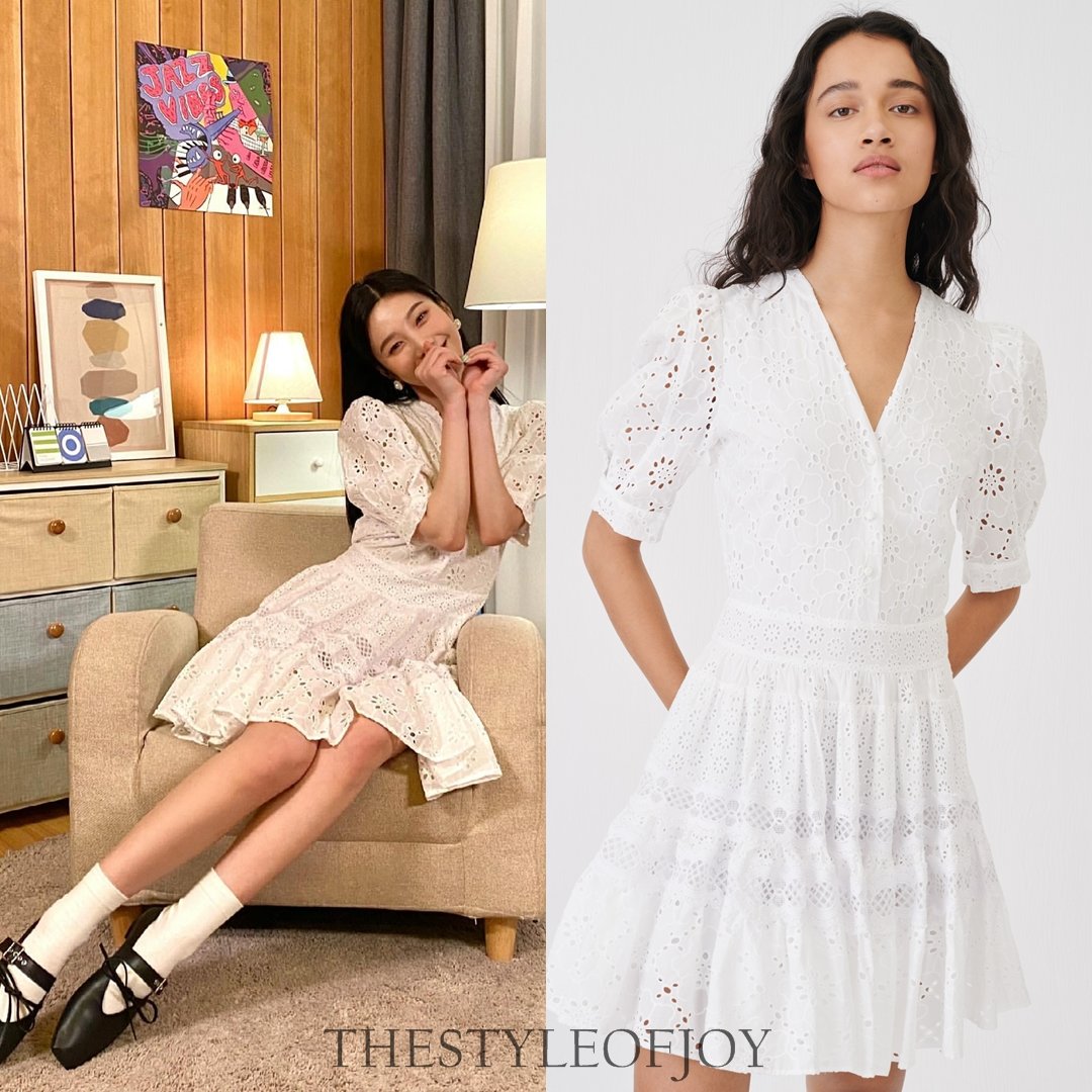 thestyleofjoy's tweet photo. 210416 @/_imyour_joy Instagram Update

#maje dress ($415)
#flatapartment ballet ribbon maryjanes ($268)
#tatiana pearl post earring ($69)

#tsoj_maje #tsoj_flarapartment #tsoj_tatiana

#RedVelvet #Joy #ParkSooyoung #레드벨벳 #조이 #박수영 https://t.co/qtsH24rSBx