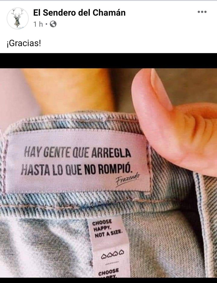 clarabelengomez's tweet photo. "Hay gente que arregla hasta lo que no rompió"  @SenderodeChaman https://t.co/pZ6xU9PCTD