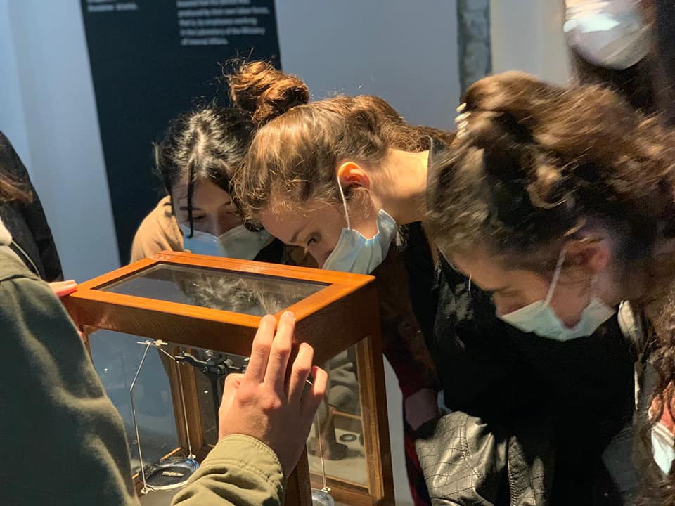 LeavesHouse's tweet photo. Nxënëset e kolegjit të vajzave: Albanian Qatar College,Tiranë, vizituan  Muzeun Kombëtar të Përgjimeve: “Shtëpia me Gjethe”. https://t.co/2QgtfAvRqR