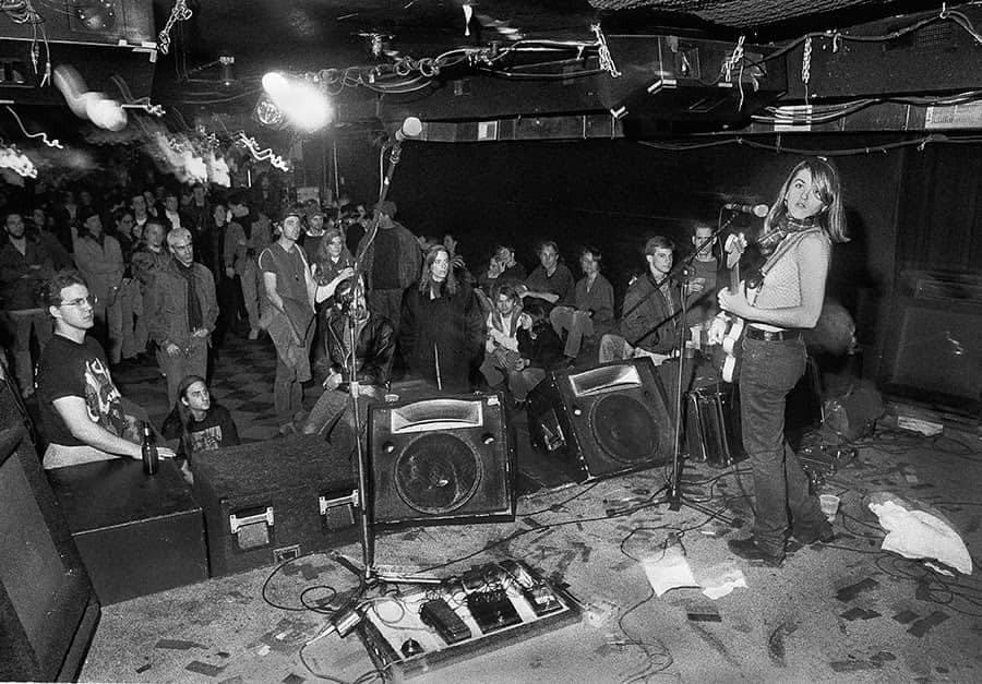 Happy Birthday to Liz Phair, seen here performing on stage in 1993. : Marty Perez 
