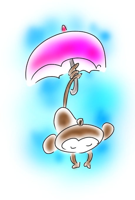 お猿さんのtwitterイラスト検索結果