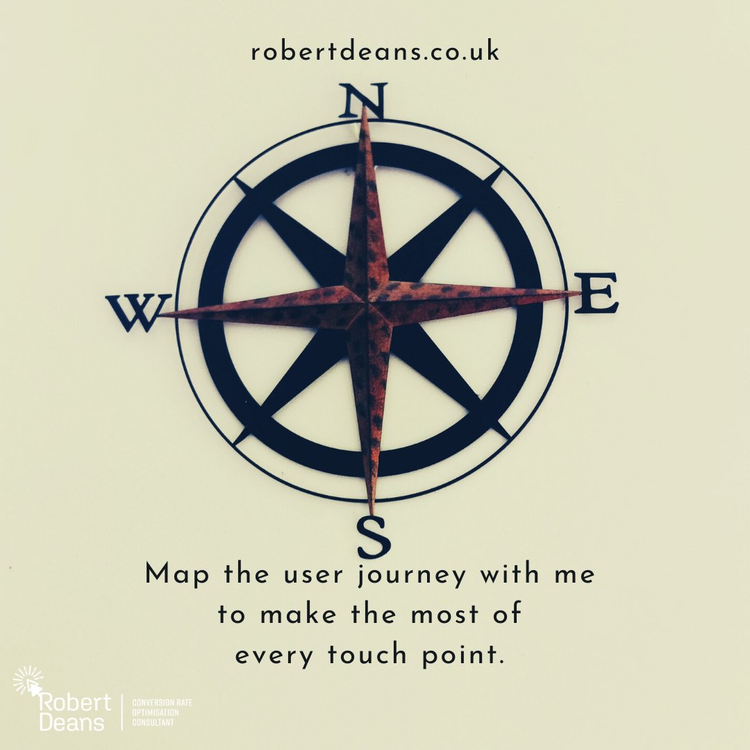 Robert_Deans's tweet image. As part of my CRO Program I can help you map out your whole user journey and identify areas where we can increase CRs and customer retention. Get in touch to learn more.

#croconsultant #userjourneymapping #increaseconversionrates #increasecustomerretention