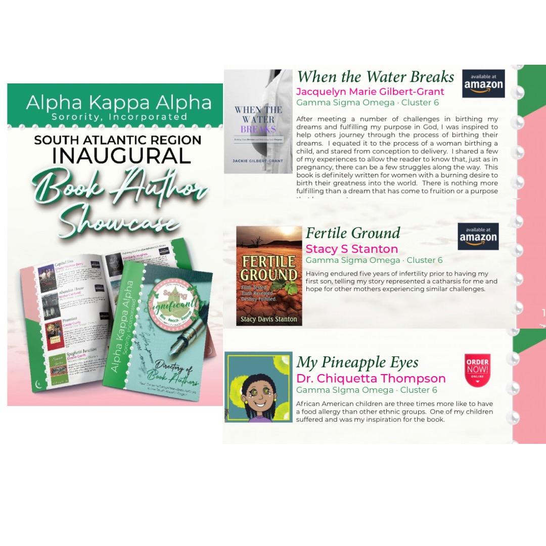 AKA_GSO's tweet photo. Congratulations to Gamma Sigma Omega’s own authors Dr. Jackie Gilbert-Grant, Mrs. Stacy Davis Stanton and Dr. Chiquetta Thompson for having their books selected for the Inaugural Book Author Showcase!
#AKA1908 #Virtual68SARC #servingsignificantly #gammasigmasigma https://t.co/ox4k3mYpYj