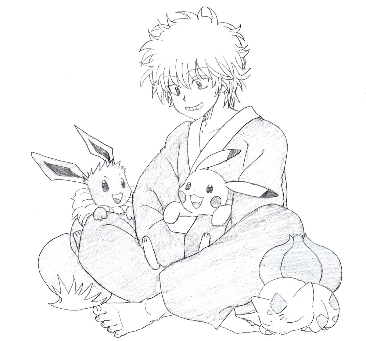かずは 銀魂 で仔銀ちゃん ポケモン でピカチュウ イーブイ フシギダネ いつもはポケモン 絵を描いて昔絵と組み合わせてるんですけど 今日は仔銀ちゃんにピカチュウを抱っこさせたかったのでいっぺんに描きました ついでにイーブイとフシギダネも かずは 銀魂 で仔銀ちゃん ポケモン でピカチュウ イーブイ フシギダネ いつもはポケモン 絵を描いて昔絵と組み合わせてるんですけど 今日は仔銀ちゃんにピカチュウを抱っこさせたかったのでいっぺんに描きました ついでにイーブイとフシギダネも