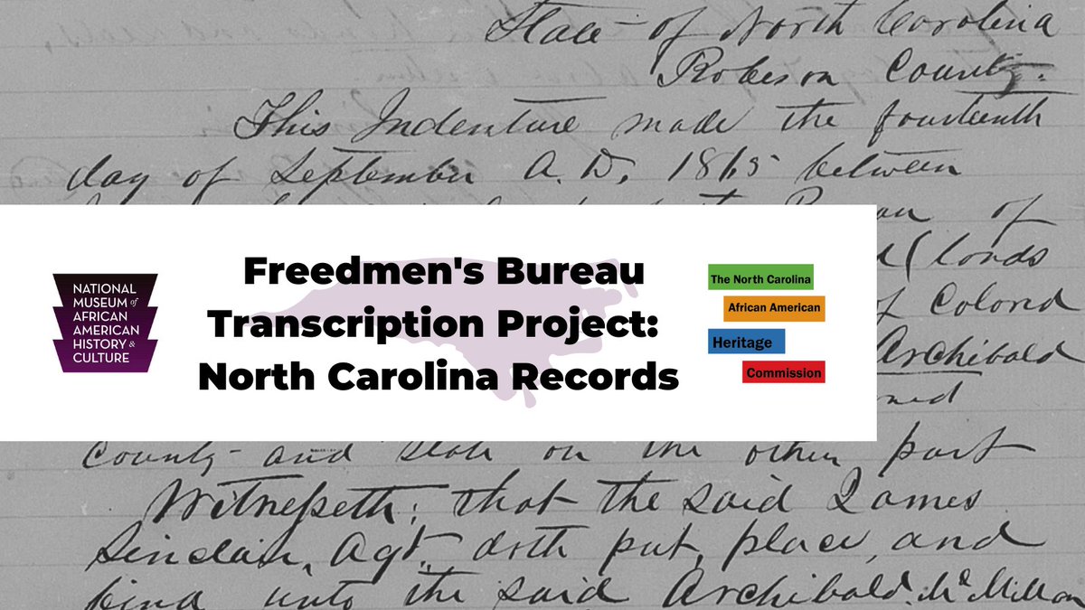 TranscribeSI's tweet photo. Since 2016, #volunpeers have transcribed over 200K pgs of Freedmen’s Bureau records. Now, we’re joining @NMAAHC and @NCculture to complete documents from across NC and uncover even more African American history. Find a virtual transcription event near you https://t.co/cLbeGyCdLR. https://t.co/jur2j6R01t