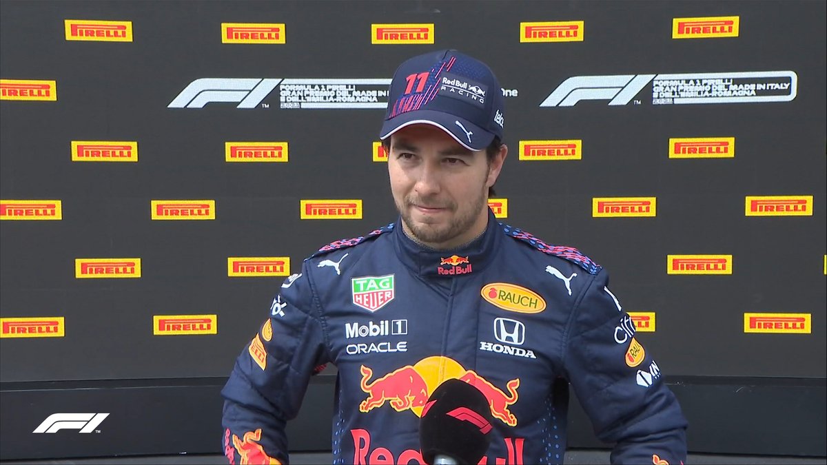 F1's tweet photo. CHECO: "I never expected to be here today with where we were yesterday.

"I should have been on pole today, I made a mistake on the final corner. Tomorrow is what matters"

#ImolaGP 🇮🇹 #F1 https://t.co/mniiw7Pnov