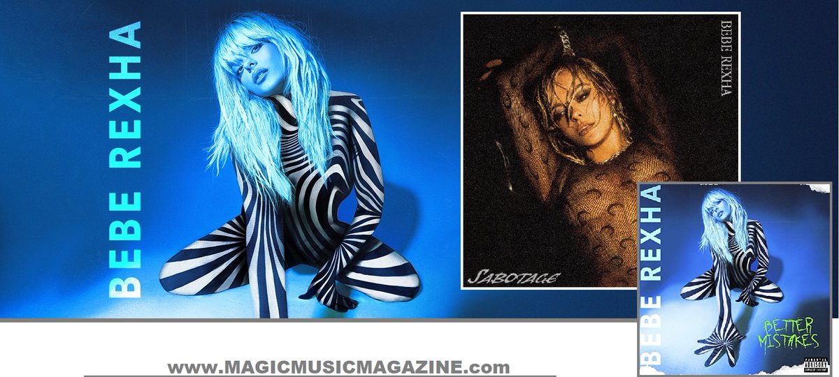 New Single : Sabotage / New Album : Better Mistakes – Bebe Rexha #pop #popmusic #NewMusicAlert #NewMusicDaily #newmusicvideo #NewMusic2021 #newmusicmadness #NewMusicPicks #preorder <a href="/BebeRexha/">Bebe Rexha</a> <a href="/center4popmusic/">Center for Popular Music</a> <a href="/NewMusicUSA/">New Music USA</a> <a href="/newmusicbox/">NewMusicBox</a> <a href="/NewHitsDaily/">New Hits Daily</a> #music

magicmusicmagazine.com/2021/04/17/beb…