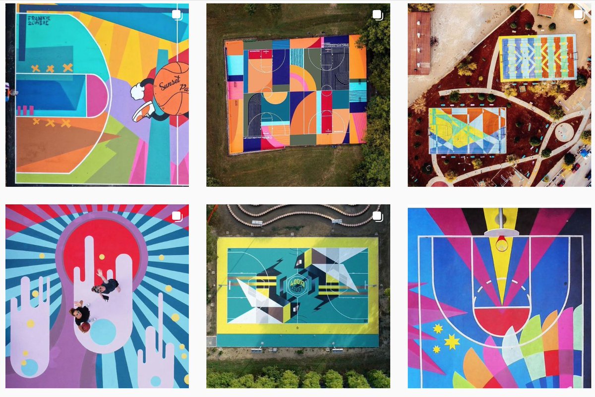 How great would it be if basketball court in Roundwood Park looked like this? If you're interested in knowing how to get involved, email us action@harlesden.org and we'll put you in touch with London Basketball Association @_theLBA_contact #harlesden