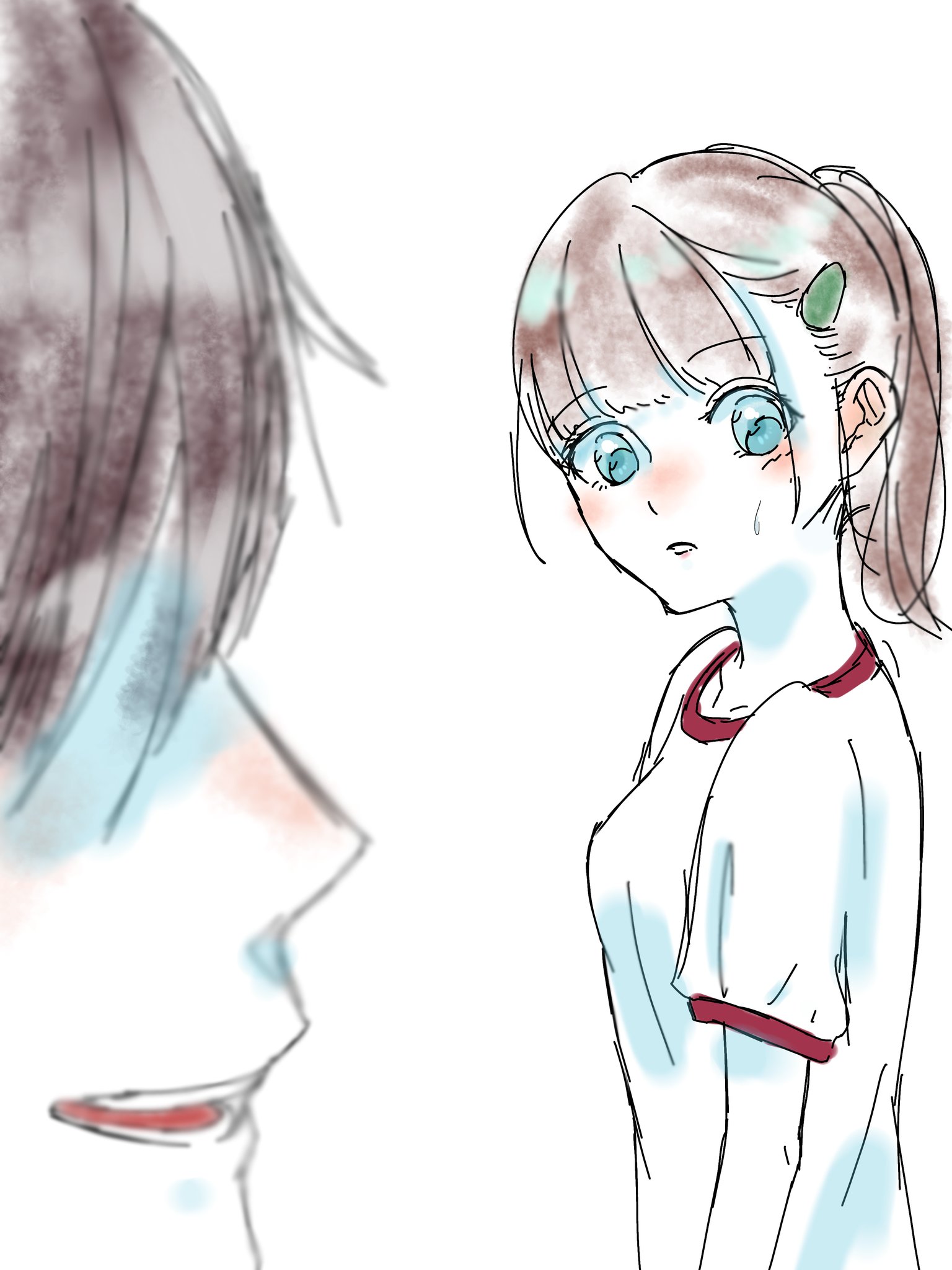 تويتر Mile على تويتر イラスト 恋する女の子 T Co Apfmrw0wda