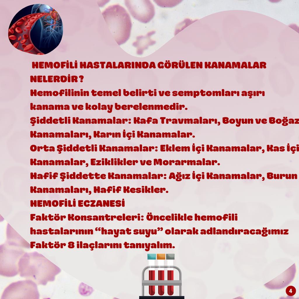 💉🩸 Hemofili; pıhtılaşma faktörlerinin doğuştan itibaren hiç olmaması, eksik olması veya görevlerini yapamayacak şekilde bozuk olması ile karakterize bir kanama hastalığıdır. 

#17NisanDünyaHemofiliGünü #17Nisan #Hemofili #DünyaHemofiliGünü #GençAdliEczacılar