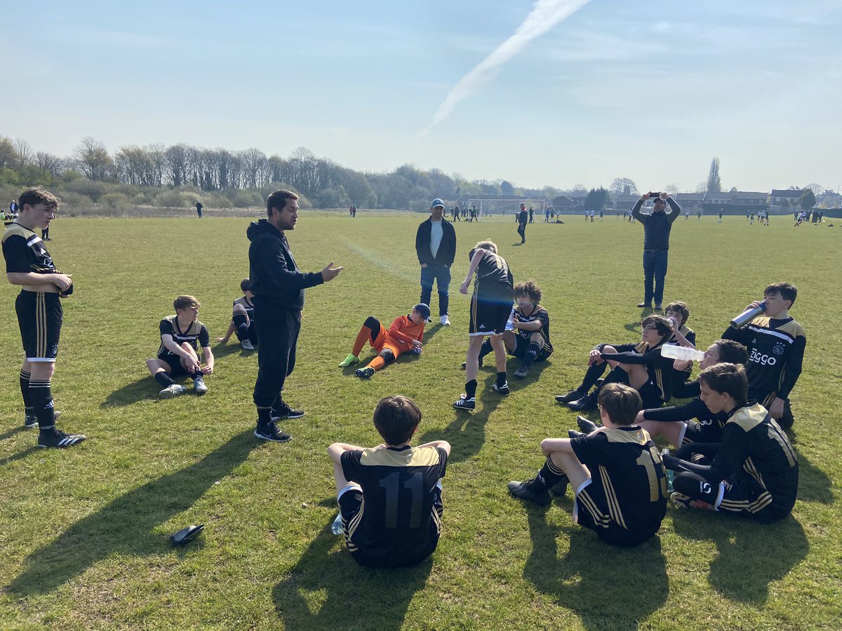 The after team talk.... the boys played well and stayed strong as a team today, good result and win today boys ... ⚽️🙌🏽 huyton celtic x