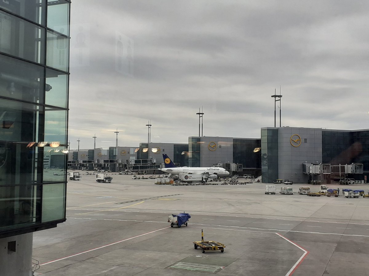 finally back to Frankfurt, but it's painfully empty. To the economist in me, #airports are the pulse of our division of labor and knowledge. To the liberal, they are cathedrals of #cosmopolitanism. Hopefully our fragile world can reconnect very soon.