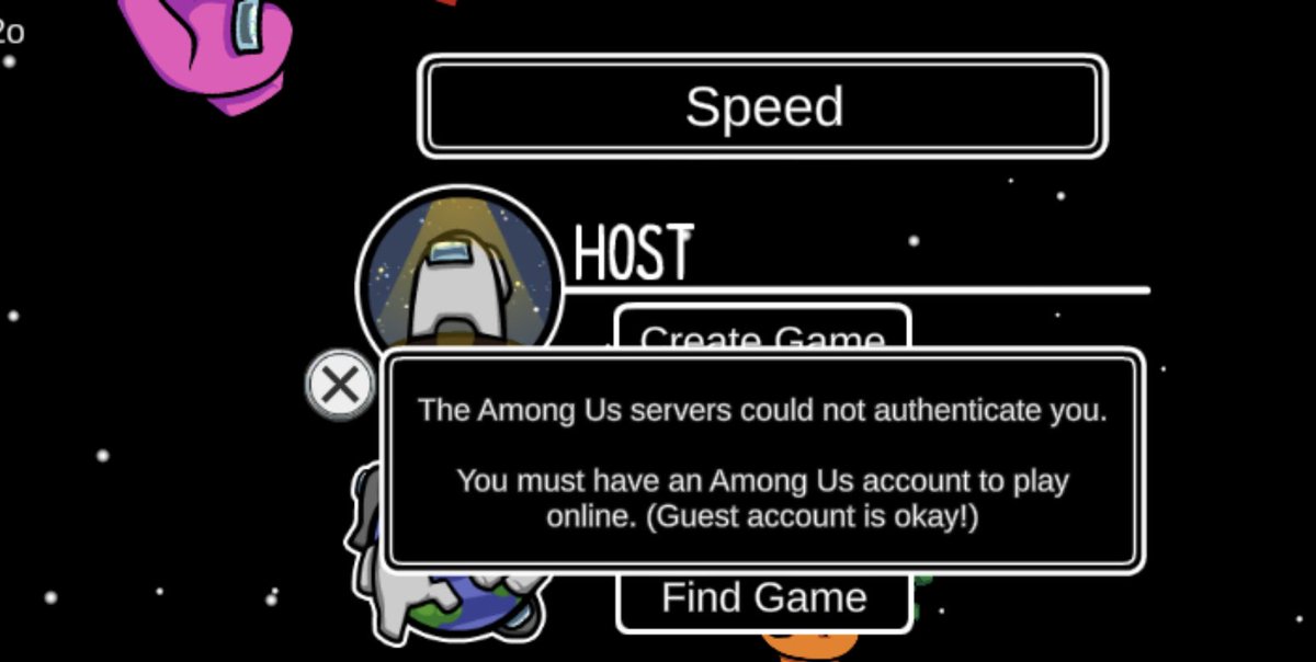 Speedislife5's tweet photo. @AmongUsGame now all my friends are playing and am just left out, when u done with ur break please fix this:( https://t.co/i7ggoiL12c