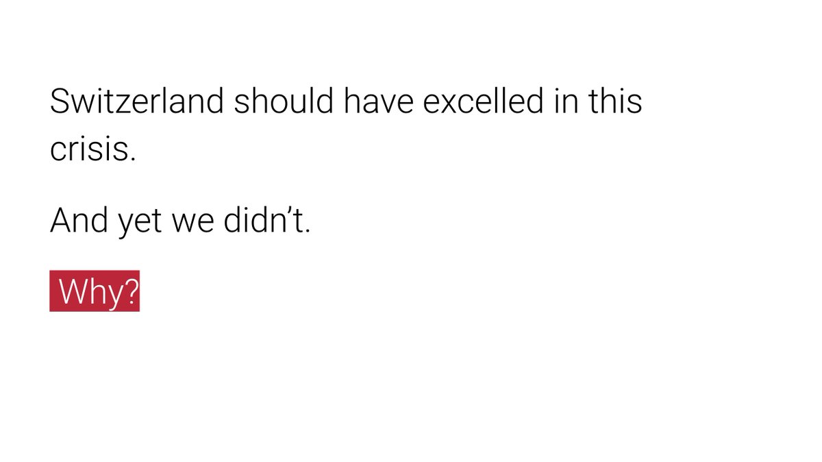 So why did Switzerland fail so badly? That's the question I tried to give some (tentative) answers to.