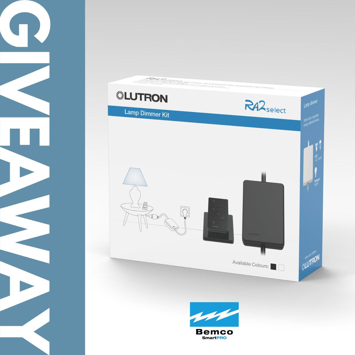 bemcoelectrical's tweet photo. Last chance to WIN this new #Lutron #RA2Select Lamp Dimmer Kit! Still have time to enter. We'll be picking one of our lucky followers on Monday, 19/04/2021! Good luck! Click here to enter: https://t.co/8ypMuQ9OCS
@Lutron @Lutron_EU #Bemcosamrtpro #bemcoteam https://t.co/QEE1N0a7c7