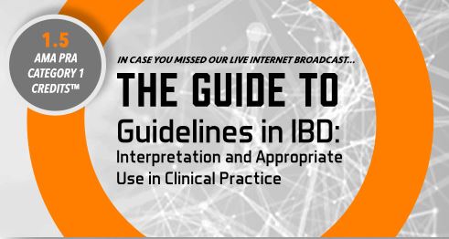 GiHFoundation's tweet photo. Check out this on-demand webcast for 1.5 AMA PRA Category 1 Credits™ - "The Guide to Guidelines in IBD: Interpretation and Appropriate Use in Clinical Practice." Watch it here: https://t.co/BSgdw5Swi1 https://t.co/Tappl358Qt