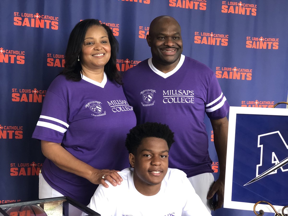 St. Louis Catholic Saints (@slchssaints) on Twitter photo Once a 😇, always a 😇
Congrats to 🏀⭐️ Nick Ughovwa on signing with <a href="/MillsapsMBB/">Millsaps Basketball</a>.
#WeAreSaints Once a 😇, always a 😇
Congrats to 🏀⭐️ Nick Ughovwa on signing with <a href="/MillsapsMBB/">Millsaps Basketball</a>.
#WeAreSaints