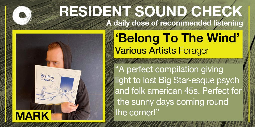 ‘Belong To The Wind’ is the perfect accompaniment to a day on the beach and a few cold ones. 

Get yours now: bit.ly/belongtothewind

#ResidentSoundCheck <a href="/ForagerRecords/">Forager Records</a>
<a href="/southernrec1987/">SRD</a>