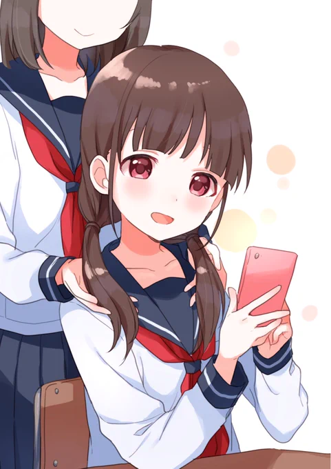 ヘアアレンジしてもらった子 