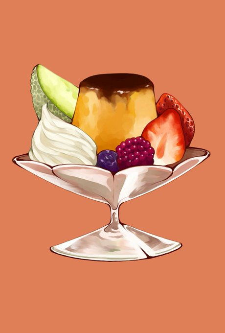「kiwi (fruit) parfait」 illustration images(Latest)