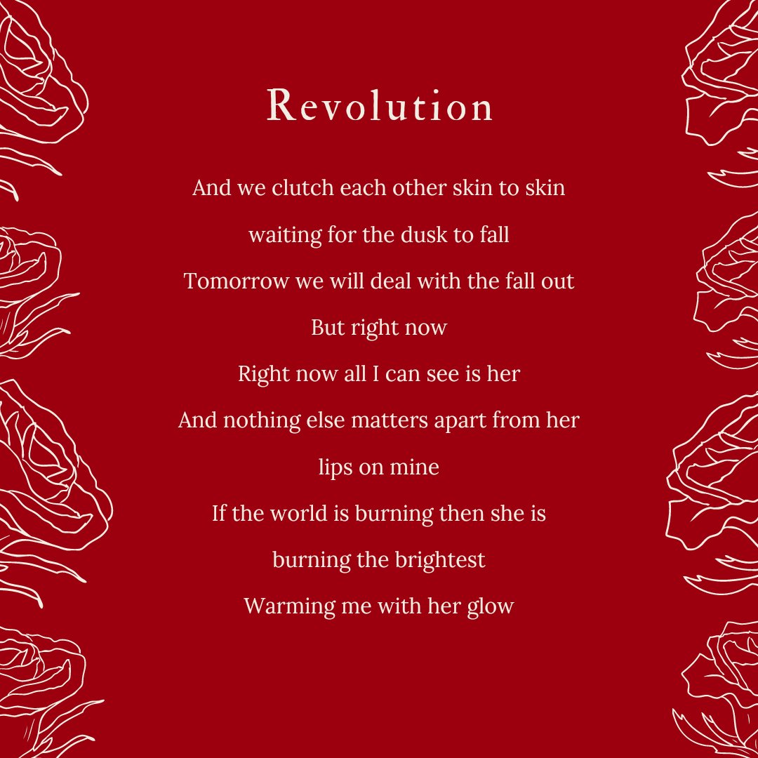 Solarisdrag's tweet image. Revolution 🌹✊
#poetry #LGBTQ #poem