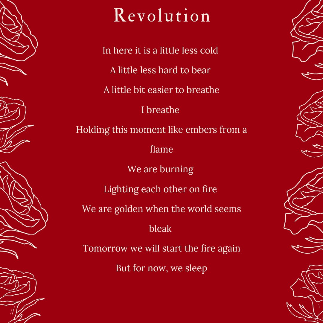 Solarisdrag's tweet image. Revolution 🌹✊
#poetry #LGBTQ #poem