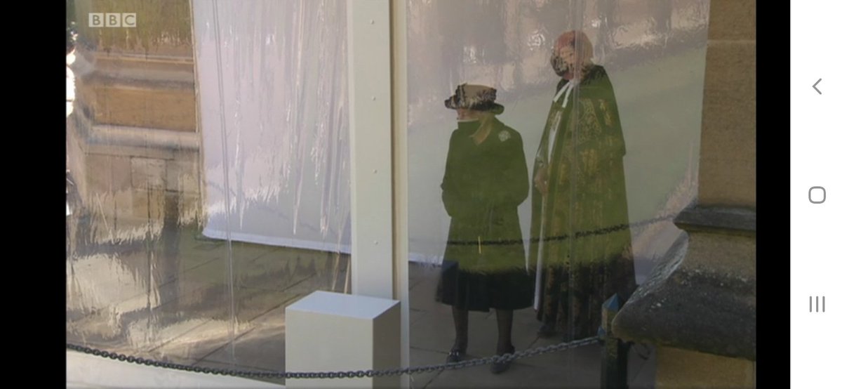 Our #Queen probably turned around expecting to see her Husband. Imagine how she is feeling.