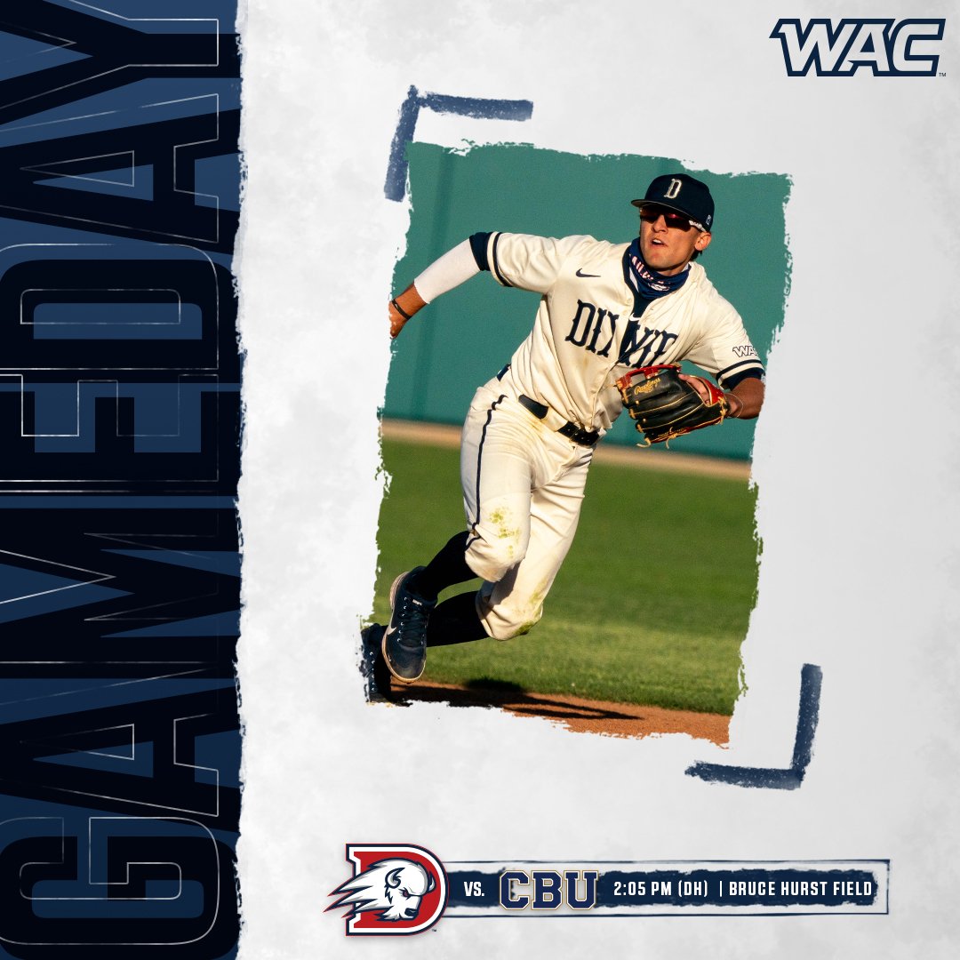 UtahTech_BASE's tweet image. GAME DAY! The Blazers and Lancers square off in the middle pair of their four-game #WACbsb set. 
⚾️ - @Dixie_Baseball vs. @CBUbaseball
🏟 - Bruce Hurst Field
⏰ - 2:05 p.m. (DH)
🖥 - bit.ly/3x3nxEU
📈 - bit.ly/3uTrrOQ
#DixieBlazers / #WeAreONE